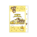Monchhichi × Pompompurin 5 隔層 A4 透明分頁文件夾