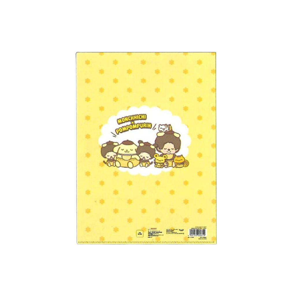 Monchhichi × Pompompurin 5 隔層 A4 透明分頁文件夾