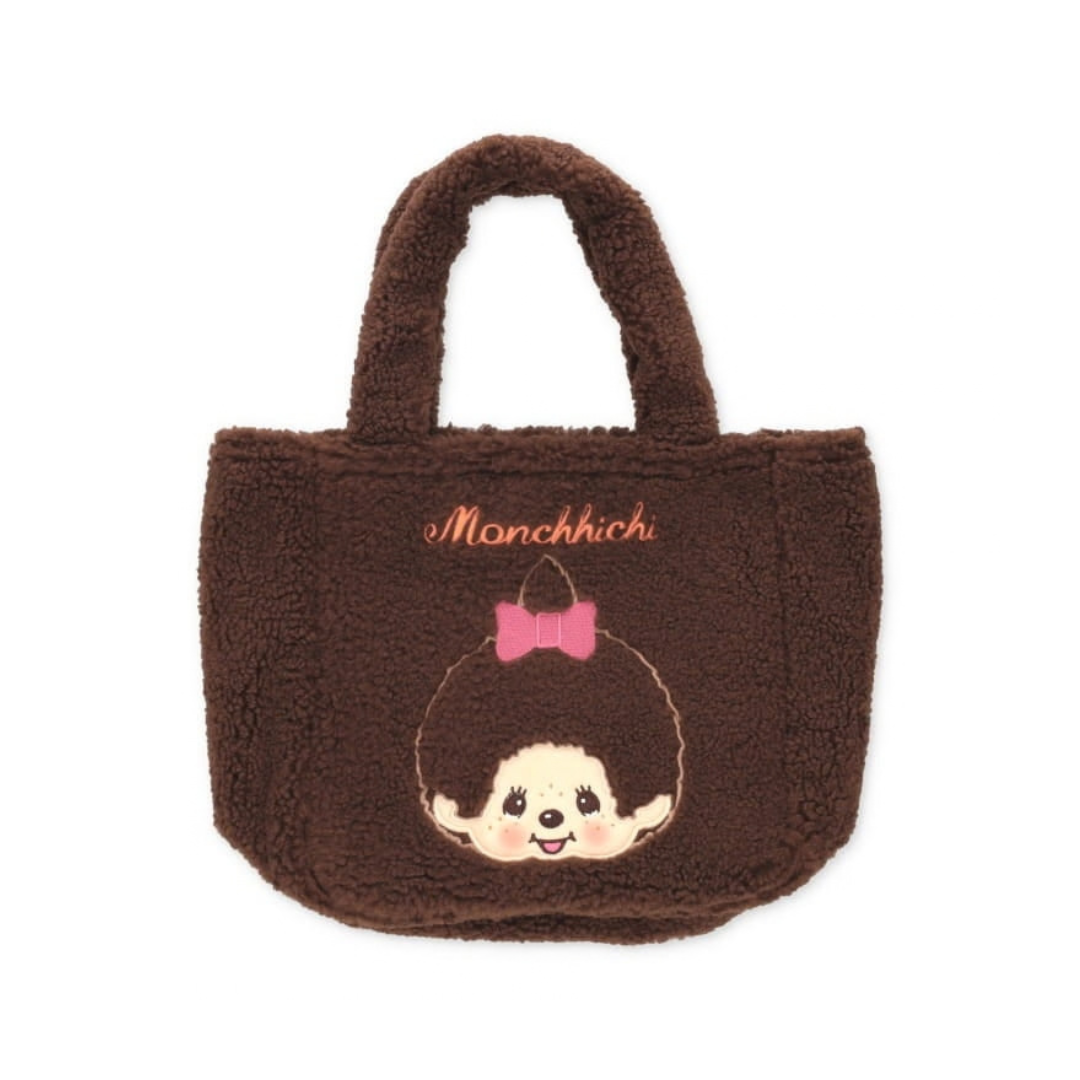 Monchhichi羊羔絨手提包-女生