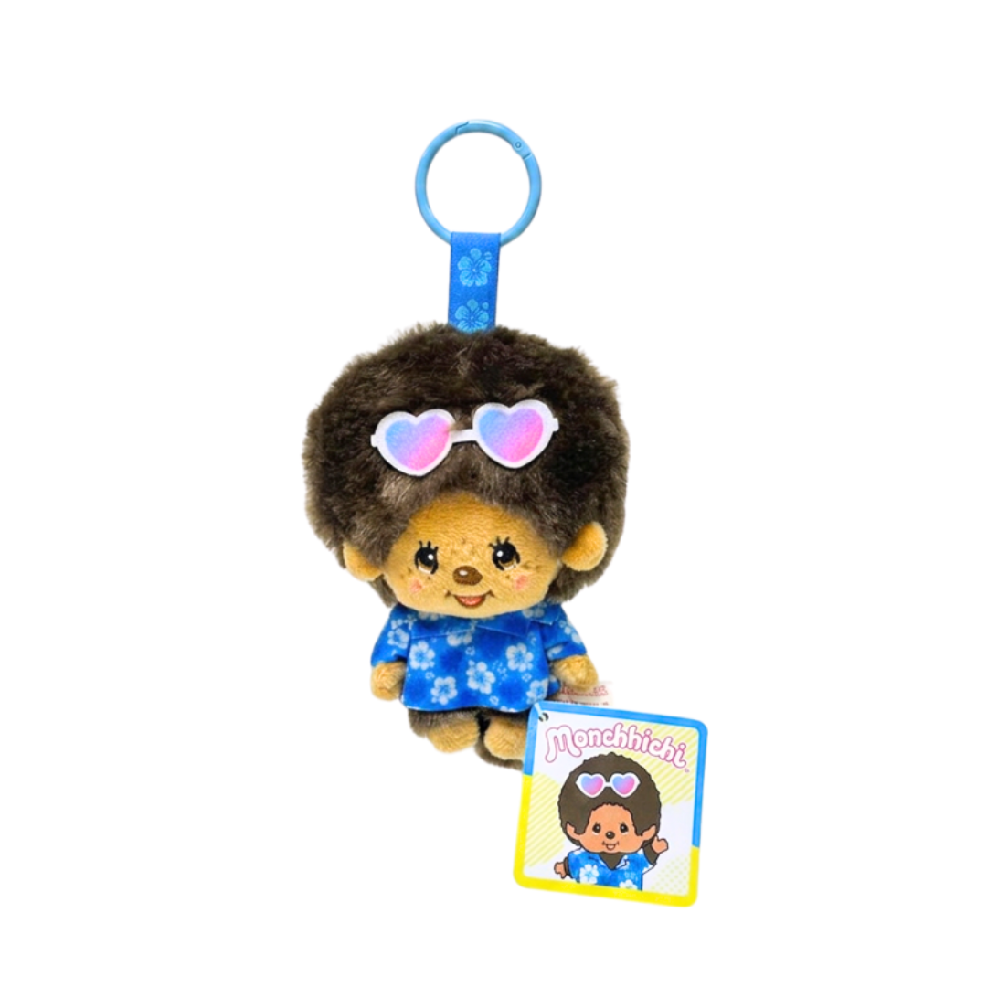 景品Monchhichi 夏威夷黑皮系列掛飾 - 一套（3款）