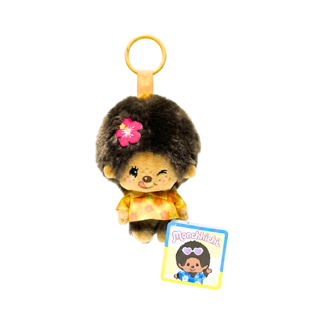 景品Monchhichi 夏威夷黑皮系列掛飾 - 一套（3款）