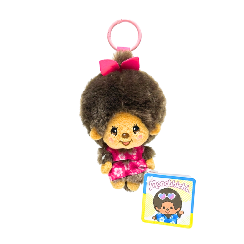 景品Monchhichi 夏威夷黑皮系列掛飾 - 一套（3款）