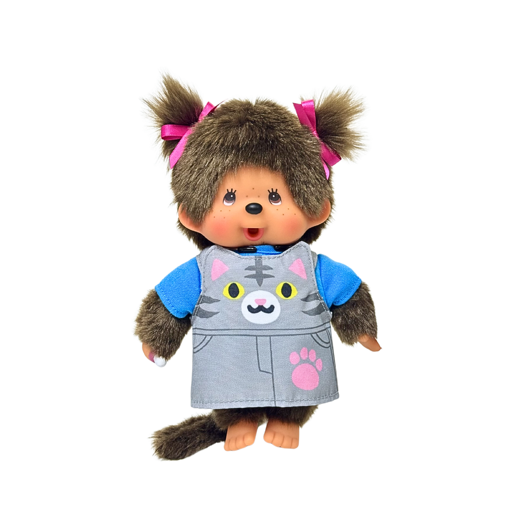 S碼 Monchhichi 動物工人褲－女－貓
