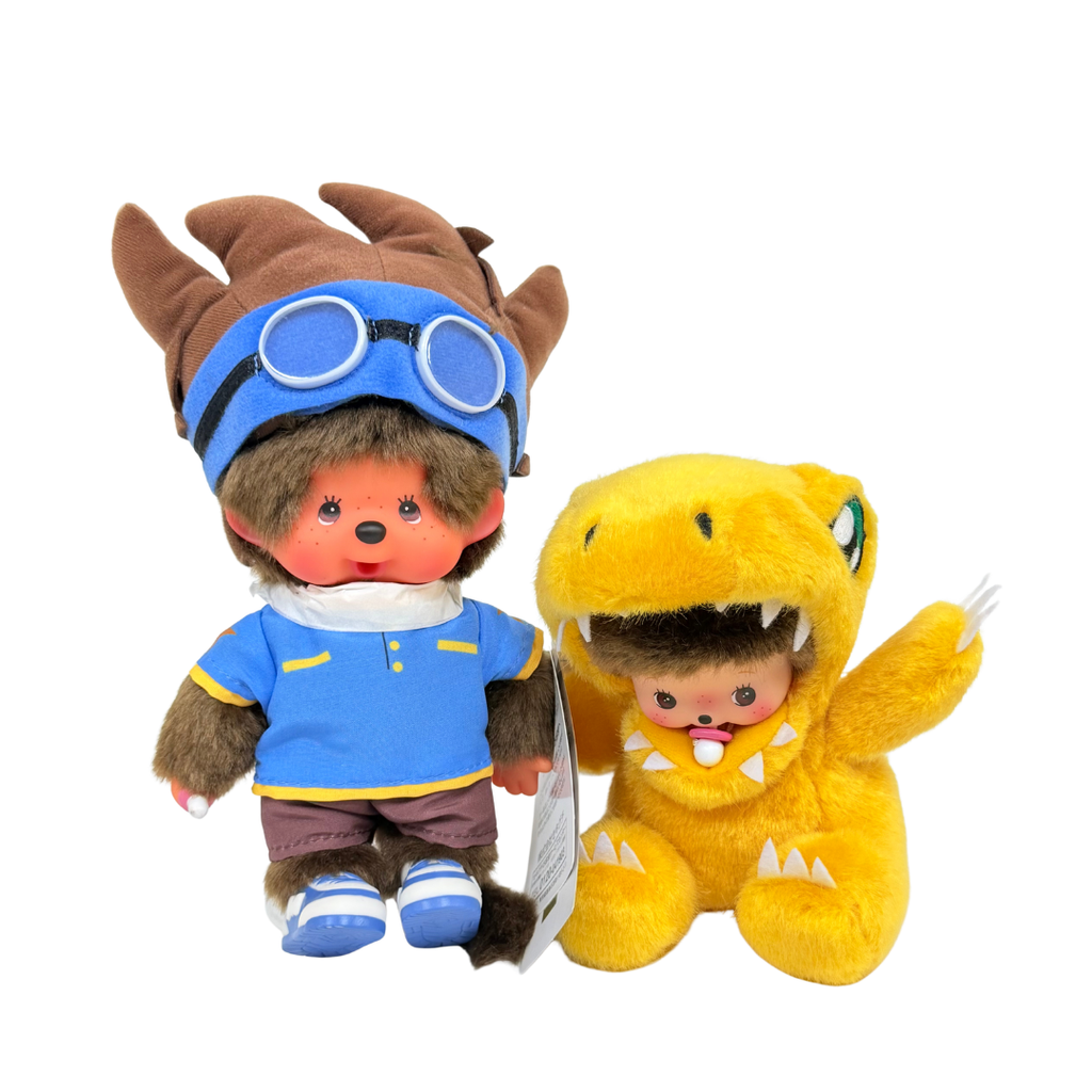 數碼暴龍系列 S碼 阿古獸 X Bebichhichi＋S碼 太一 X Monchhichi