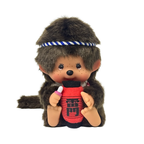 S码 日本商店限定－雷门 Monchhichi－坐姿款－男孩