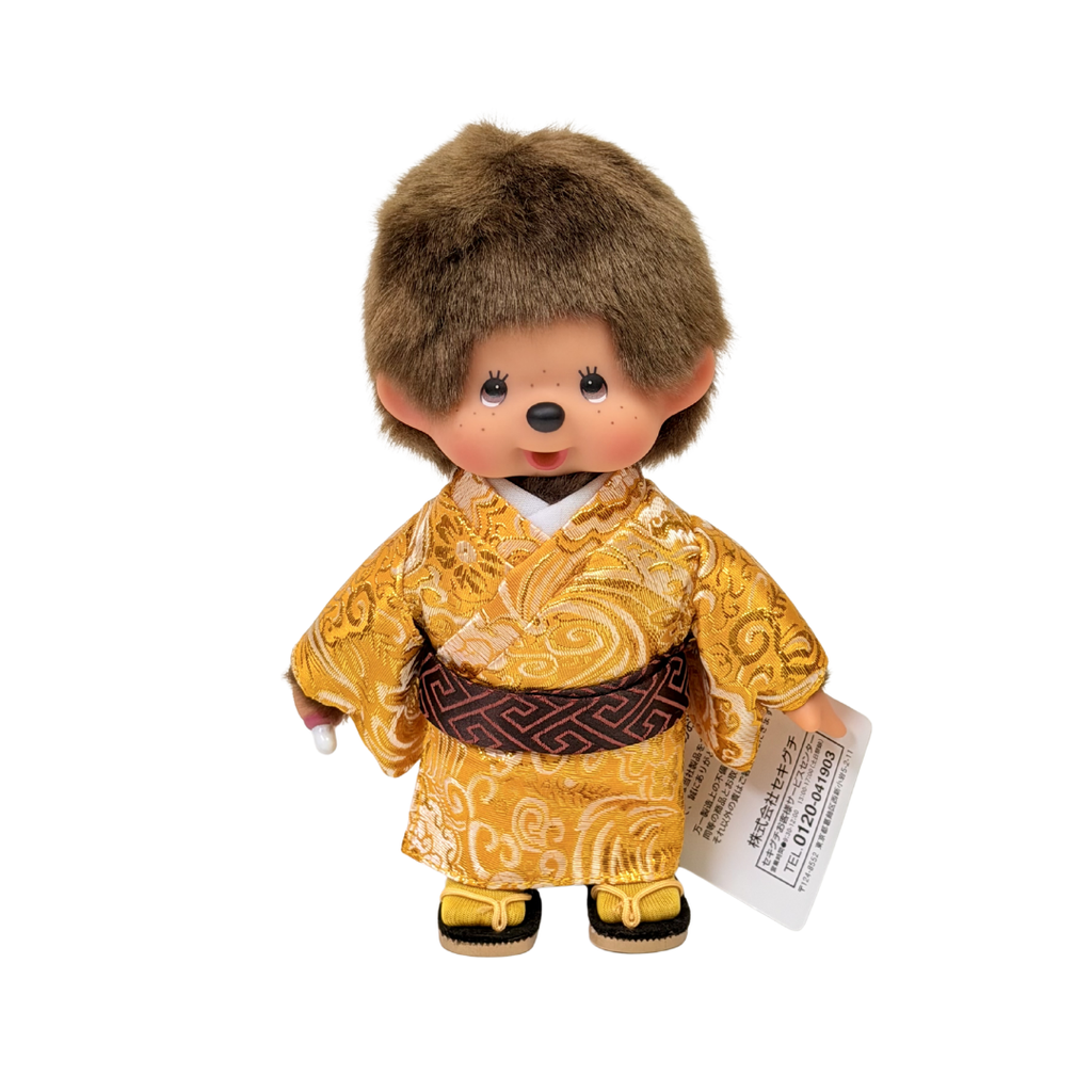 S碼 Monchhichi 金色和服店舖限定版