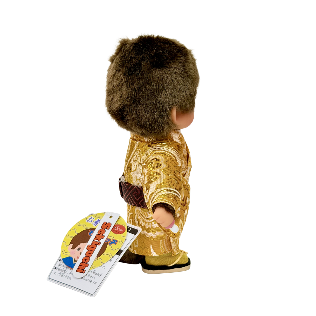 S碼 Monchhichi 金色和服店舖限定版