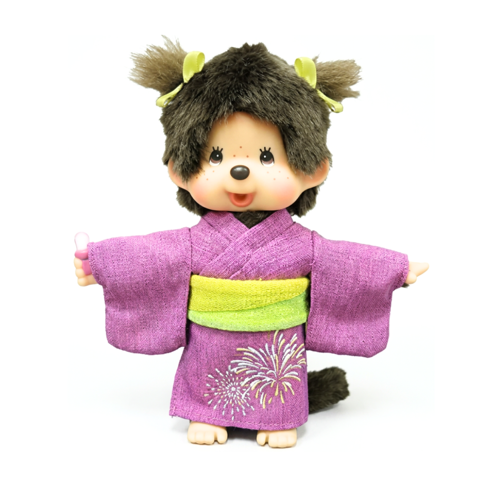 S碼 Monchhichi 女孩 煙花和服