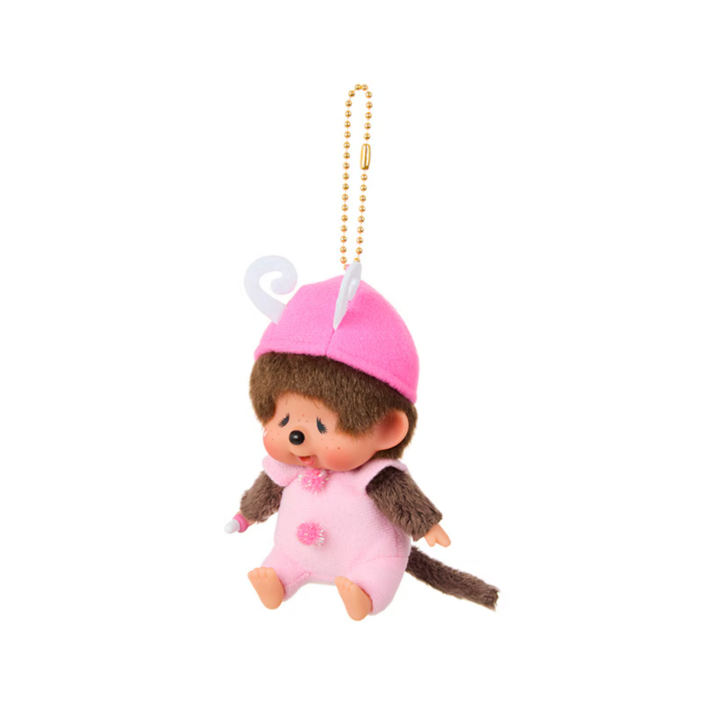 SS碼 吊飾 Monchhichi 甲蟲系列 － 蝴蝶