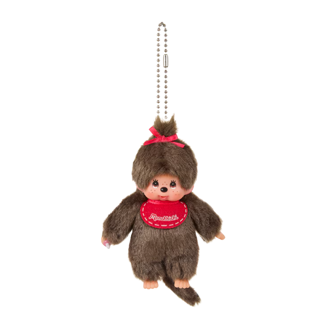 SS碼 吊飾 經典系列迷你Monchhichi－女孩