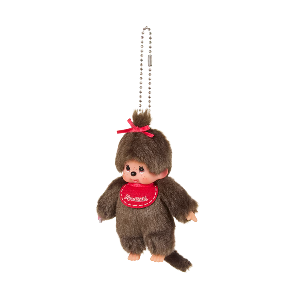SS碼 吊飾 經典系列迷你Monchhichi－女孩